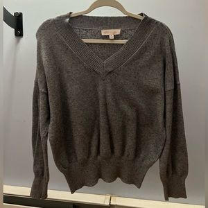 Dark grey long sleeve sweater
